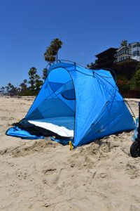so einfach !! Sonnenschutz Große Strandmuschel Familienstrandmuschel Santorin 
